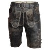 German Bavarian Lederhosen Suede Leather Cracker Shorts